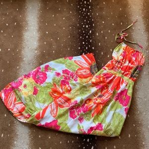 Anthropologie “lil” brand 100% silk floral dress